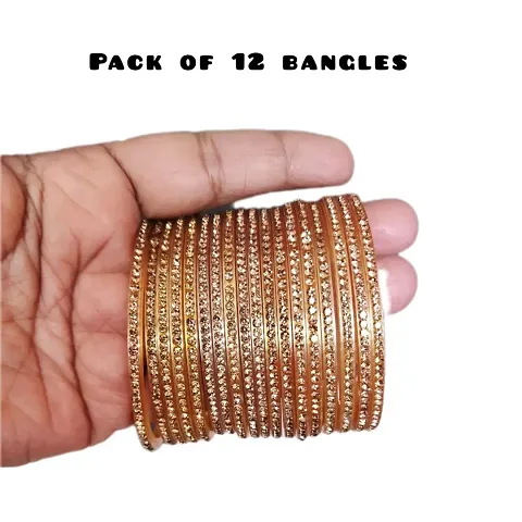 Fancy Glass Bangle Set for Women