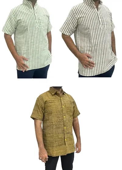 Best Selling Cotton Short Sleeves Casual Shirt 