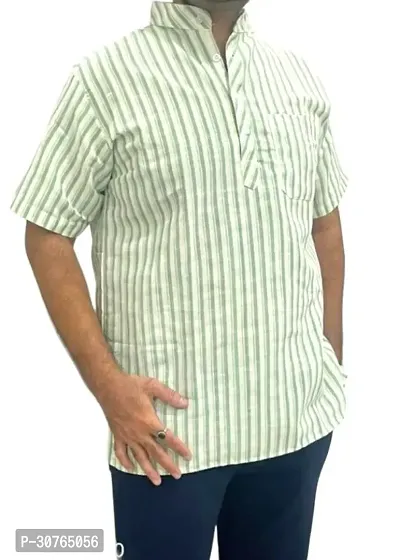 Half sleeve short kurta for men-thumb0