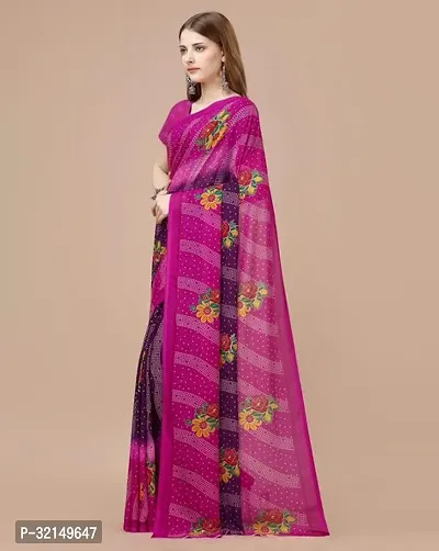 Elegant Cotton Printed Saree with Blouse piece For Women