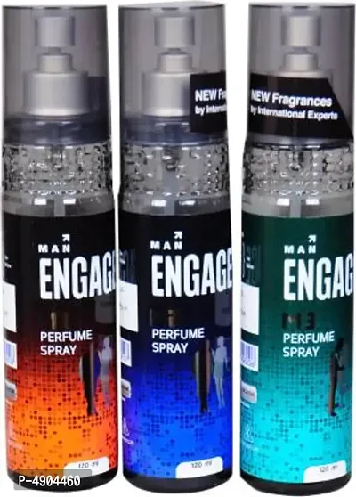 Engage m1,m2,m3 Perfume Body Spray - For Men (360 ml, Pack of 3)-thumb0