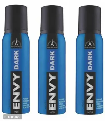 ENVY Dark Perfume Deodorant Spray 120ML Each (Pack of 3) Deodorant Spray - For Men & Women (360 ml, Pack of 3)-thumb0