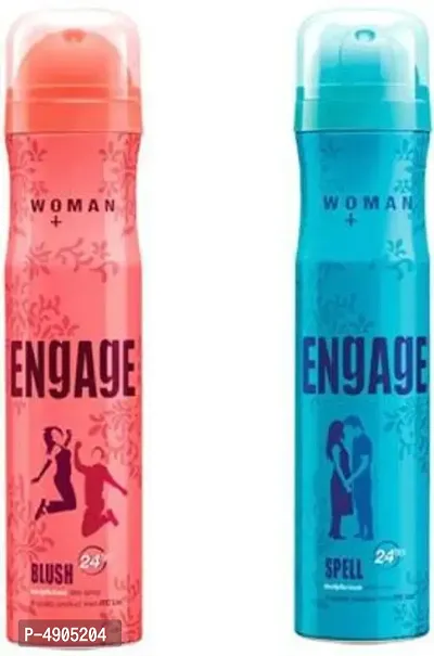 Engage Blush and Spell Deodorant Spray - For Women (150 ml)-thumb0