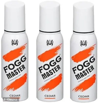 Fogg Master Cedar Fragrance Body Spray 120ML Each (Pack of 3) Body Spray - For Men & Women (360 ml, Pack of 3)-thumb0