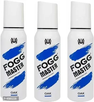 Fogg MASTER OAK (PACK OF 3 PIECES) Body Spray - For Men & Women (300 g, Pack of 3)-thumb0
