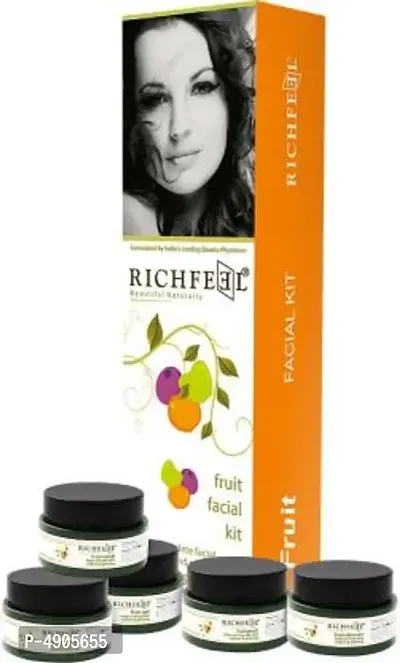 Richfeel Fruit Facial Kit 5x50 gms (250 g)-thumb0