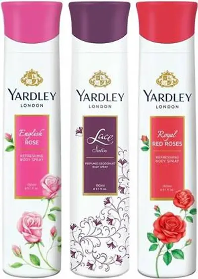 Yardley London Branded Deodorants Combo Set Of 3