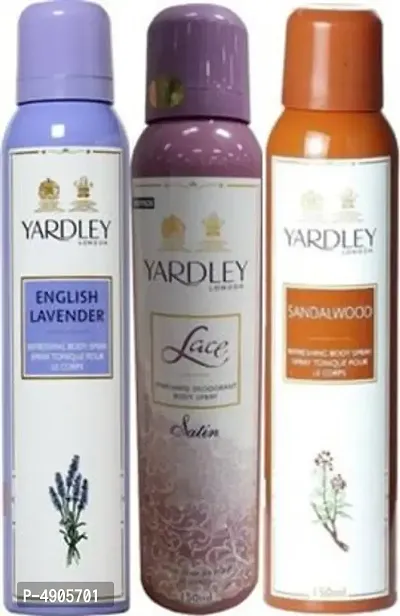 Yardley London Deodorants combo No-80 Combo Set (Set of 3)