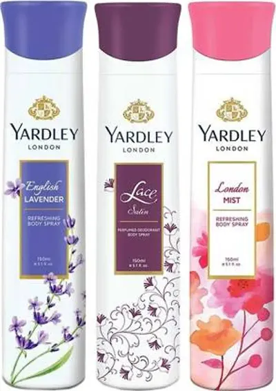 Yardley London Top Rated Deodorants Combo Set Of 3