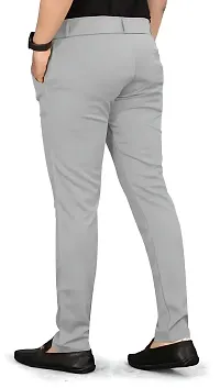 Stylish Grey Cotton Trouser For Men-thumb3
