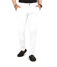 Stylish White Cotton Trouser For Men-thumb2