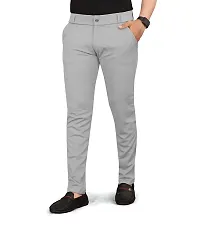 Stylish Grey Cotton Trouser For Men-thumb1