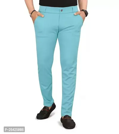 Classic Cotton Spandex Trouser for Men-thumb0