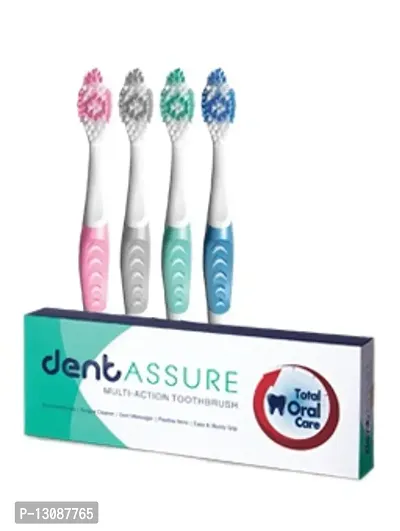 dentassure multi action toothbrush pack of 4-thumb0