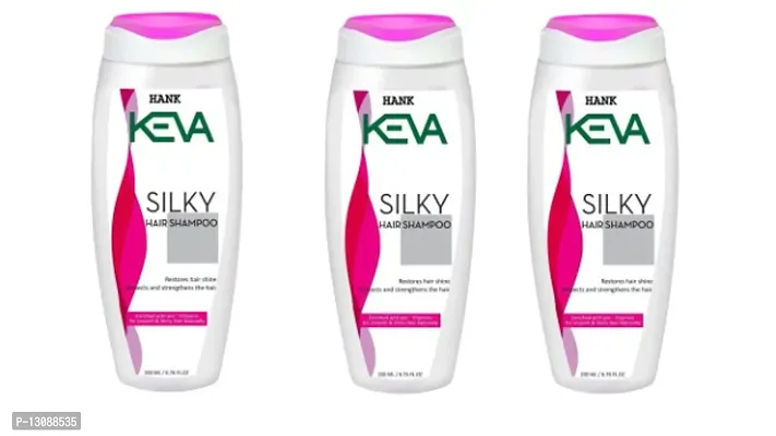 KEVA silky hair shampoo pack of 3-thumb0