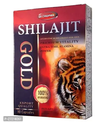 Dr Chopra Shilajit Gold Capsule 10 no.s Pack of 3-thumb0