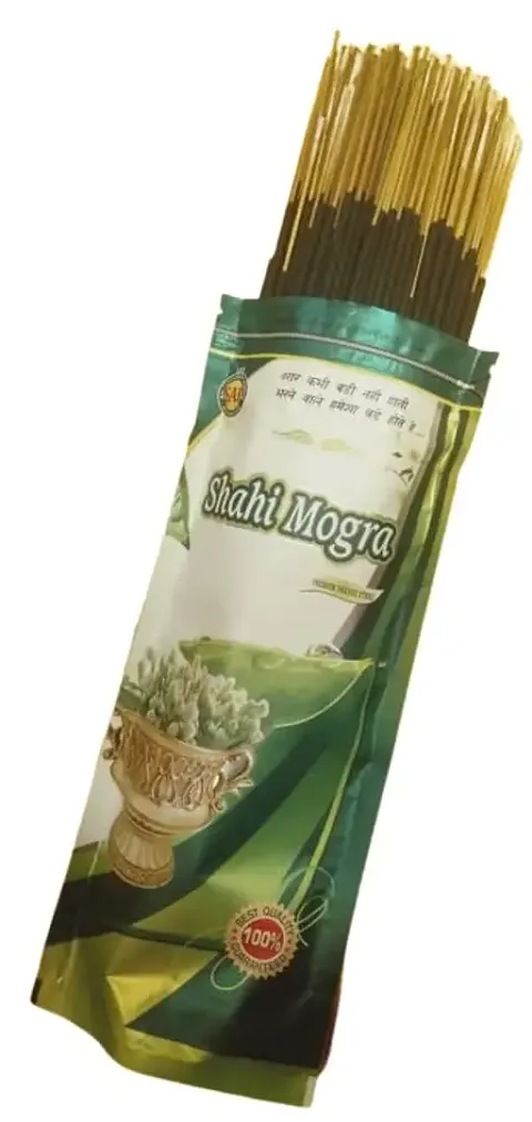 Shahi Mogra Incense Sticks Agarbatti Indian Natural Fragrance 120 Sticks