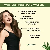 Rosemary Water Anti-Hair Fall Spray with 100% Pure Rosemary Water  Methi Dana 200ml|Hair Growth,Stronger,Denser Hair|24Hr Frizz Control-thumb2