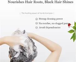 Shouwu shampoo soap organic shampoo bar Ayurvedic shampoo soap natural conditioner-thumb2