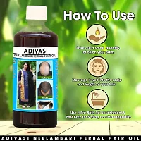 Adivasi NEELAMBARI HAIR OIL FOR All Type of Hair Problem Herbal Growth Hair Oil-thumb1