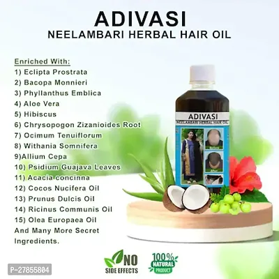 Adivasi NEELAMBARI HAIR OIL FOR All Type of Hair Problem Herbal Growth Hair Oil-thumb4