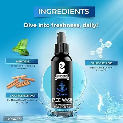 Natural Skin Care Face Wash, 100ml-thumb2
