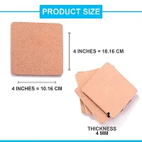 Swag Station Mdf Cutouts for Art and Craft with Smooth Surface.MDF Board suitable for Decoupage,Resin Art,Pyrography,Mandala Art,MDF Board Painting Kit,Square Coasters with Stand,6 Pcs Square Coasters ,1 Stand-thumb1