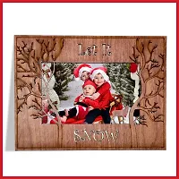 Christmas Ornament Photo Frame for Gifting | Table Top Decorative Photo Frame 5x7 in| Best Christmas Gifting Item | Photo Frame Size 6.6 X 8.7 in (Photo Size 5X7 in)-thumb2