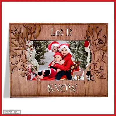 Christmas Ornament Photo Frame for Gifting | Table Top Decorative Photo Frame 5x7 in| Best Christmas Gifting Item | Photo Frame Size 6.6 X 8.7 in (Photo Size 5X7 in)-thumb3