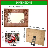 Christmas Ornament Photo Frame for Gifting | Table Top Decorative Photo Frame 5x7 in| Best Christmas Gifting Item | Photo Frame Size 6.6 X 8.7 in (Photo Size 5X7 in)-thumb4