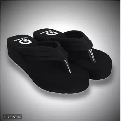 Elegant Black EVA  Flip Flops For Women-thumb0