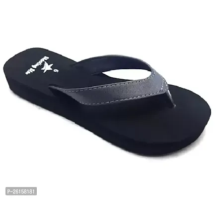 Elegant Black EVA  Flip Flops For Women-thumb0