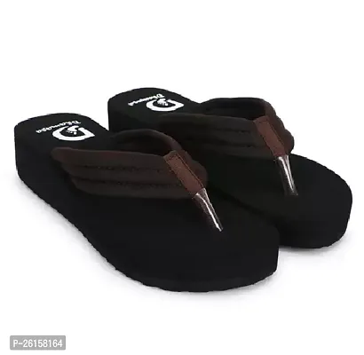 Elegant Black EVA  Flip Flops For Women