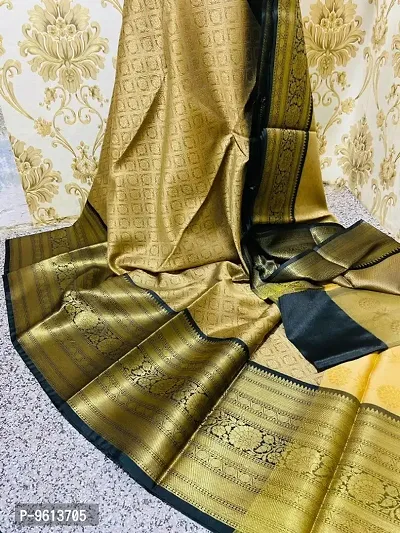 Beautiful Organza Saree with Blouse piece-thumb0