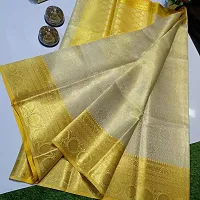 Beautiful Tissue Silk Saree with Blouse piece-thumb1