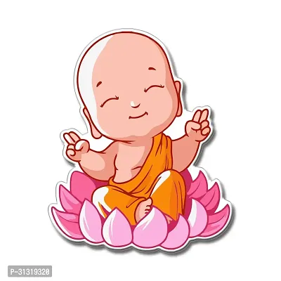 Yey Laughing Buddha Fridge Magnet Refrigerator Stylish Single Piece-thumb0