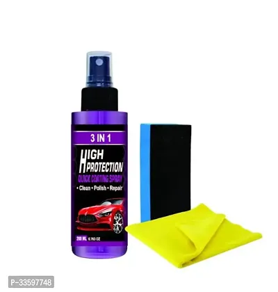 Car Shine 3-In-1 High Protection Car Polish Spray 100Ml Quick Car Coating Agent