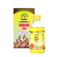 Dabur Badam Tail - 100ml | Sweet Almond Oil | Rich in Vitamin-E | For Healthy Hair  Skin | Sharpens Brain | Improves Digestion | Extracted From Almonds-thumb1