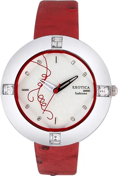 Exotica Analog Fuschia Dial Women's Watch