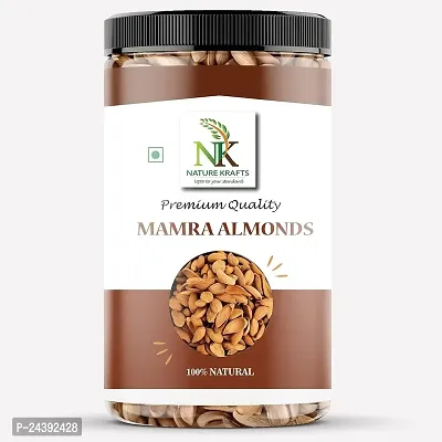 Best Quality Mamra Giri Almonds 500 gm Jar Pack
