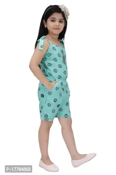 Girls Fancy Noodle Strap Sky Blue Jumpsuit For Party, Festive  Ethnic Wear.-thumb2