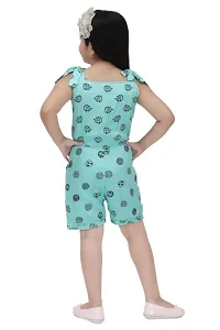 Girls Fancy Noodle Strap Sky Blue Jumpsuit For Party, Festive  Ethnic Wear.-thumb2