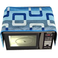 microwave/oven Top cover with 4 utility pockets(14 x 36 inches)-Blue-thumb1