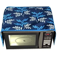 microwave/oven Top cover with 4 utility pockets(14 x 36 inches)-Blue-thumb1