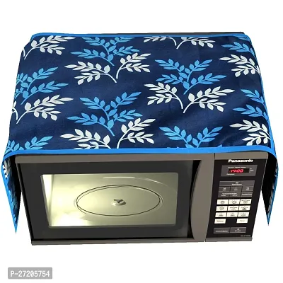 microwave/oven Top cover with 4 utility pockets(14 x 36 inches)-Blue-thumb2