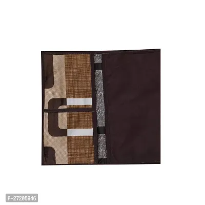 microwave/oven Top cover with 4 utility pockets(14 x 36 inches)-Brown-thumb2