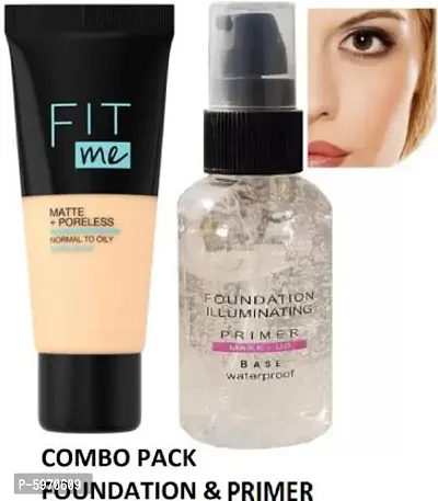 NATURAL LOOKING FOR MAKEUP FOUNDATION  PRIMER COMBO PACK  (1 Items in the set)