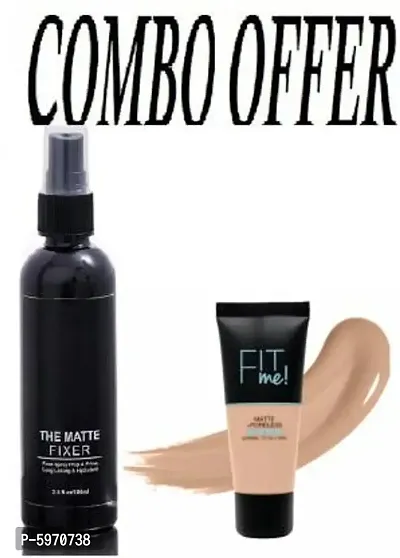 Foundation And Fixer Mini Combo Pack 2 Items In The Set Beauty Kits And Combos Makeup Kits