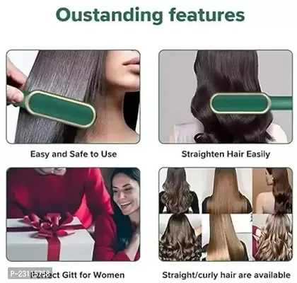 Hair Straightener Comb for Women  Men, Hair Styler 5 Temperature Control Hair Straightener For Women (Light-Multi) Hair Straightener Brush  (Multicolor)