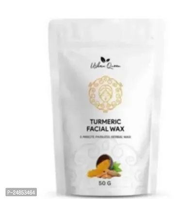 TURMERIC FACIAL WAX - 5 MIN PAINLESS HERBAL POWDER Wax Powder (50 g) turmeric facial wax facial hair removal hair removal-thumb0